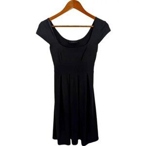 B Darlin - Vintage Y2K Tied Back Mini Little Black Dress